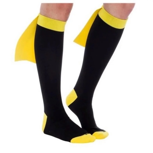 Superhero Compression Socks - Knee-High Caped Fun Socks - 3 Pack! - Picture 1 of 9